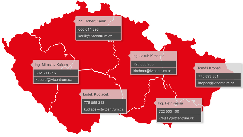 Obchodní zástupci pro tepelná čerpadla IVT Obchodní zástupci pro tepelná čerpadla IVT