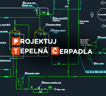 Projektuj tepelná čerpadla