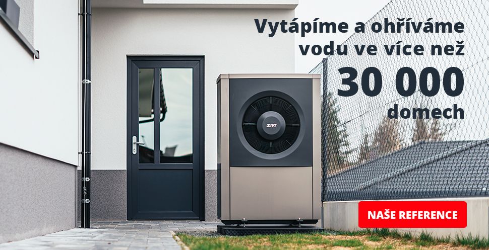 Vytápíme a ohříváme vodu ve více než 30 000 domech